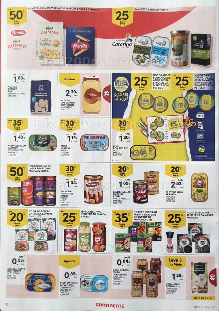 Antevisão Folheto CONTINENTE Promoções de 8 a 14 setembro