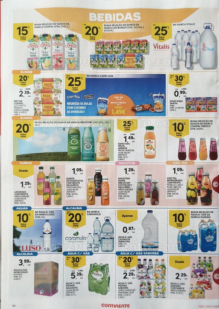 Antevisão Folheto CONTINENTE Promoções de 8 a 14 setembro