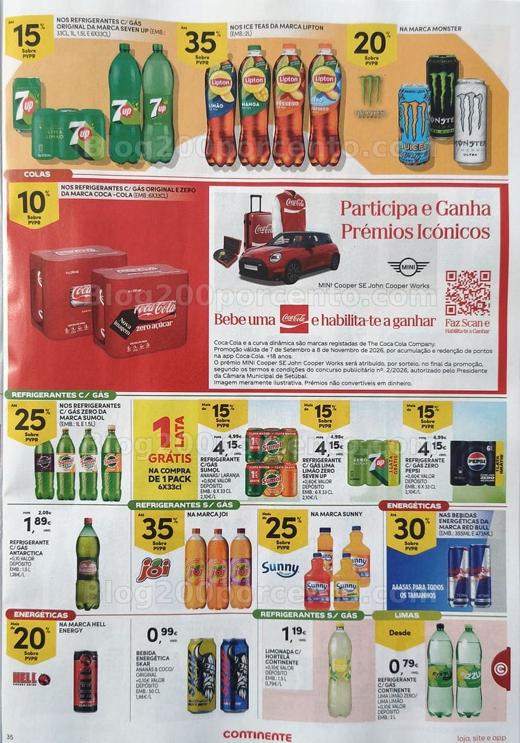 Antevisão Folheto CONTINENTE Promoções de 8 a 14 setembro
