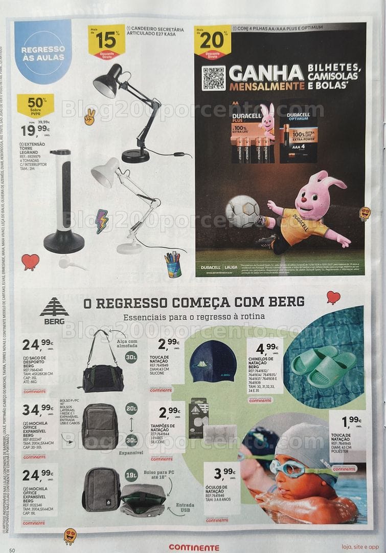 Antevisão Folheto CONTINENTE Bazar Promoções de 8 a 14 setembro
