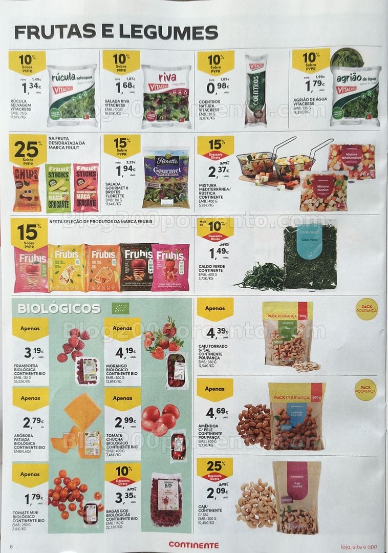 Antevisão Folheto CONTINENTE Promoções de 8 a 14 setembro
