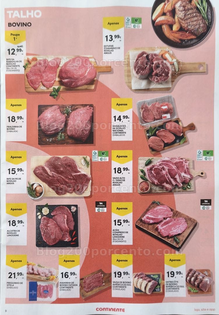 Antevisão Folheto CONTINENTE Promoções de 8 a 14 setembro