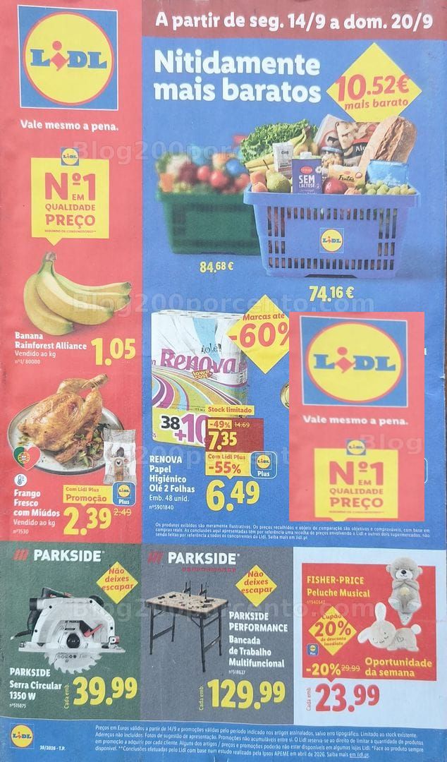 Antevisão Folheto LIDL Promoções de 14 a 20 setembro