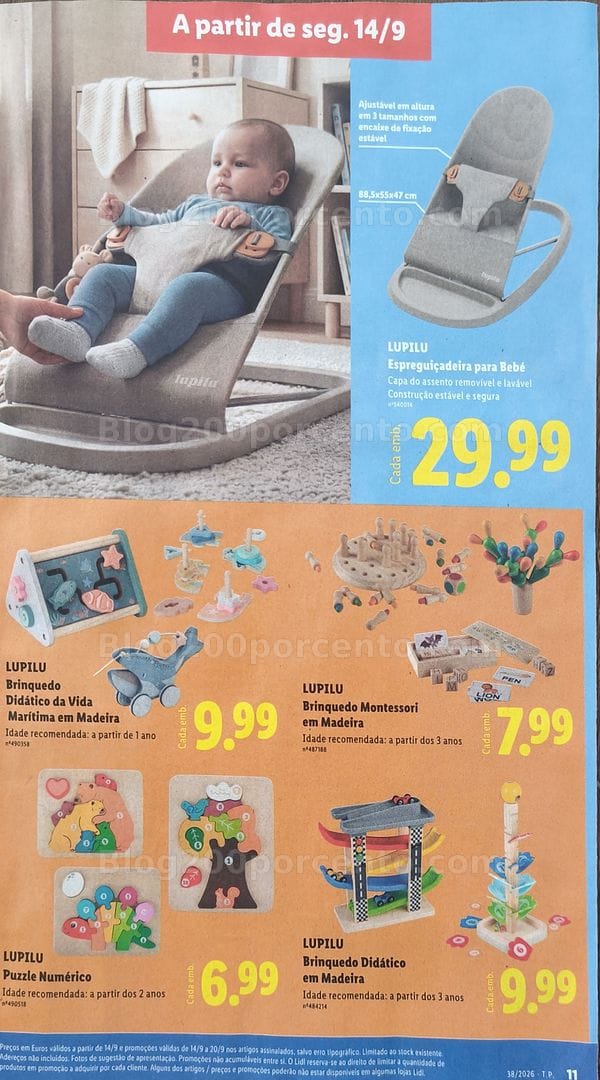 Antevisão Folheto LIDL Bazar Promoções de 14 a 20 setembro