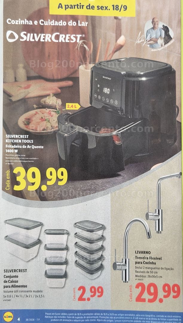 Antevisão Folheto LIDL Bazar Promoções de 18 a 24 setembro