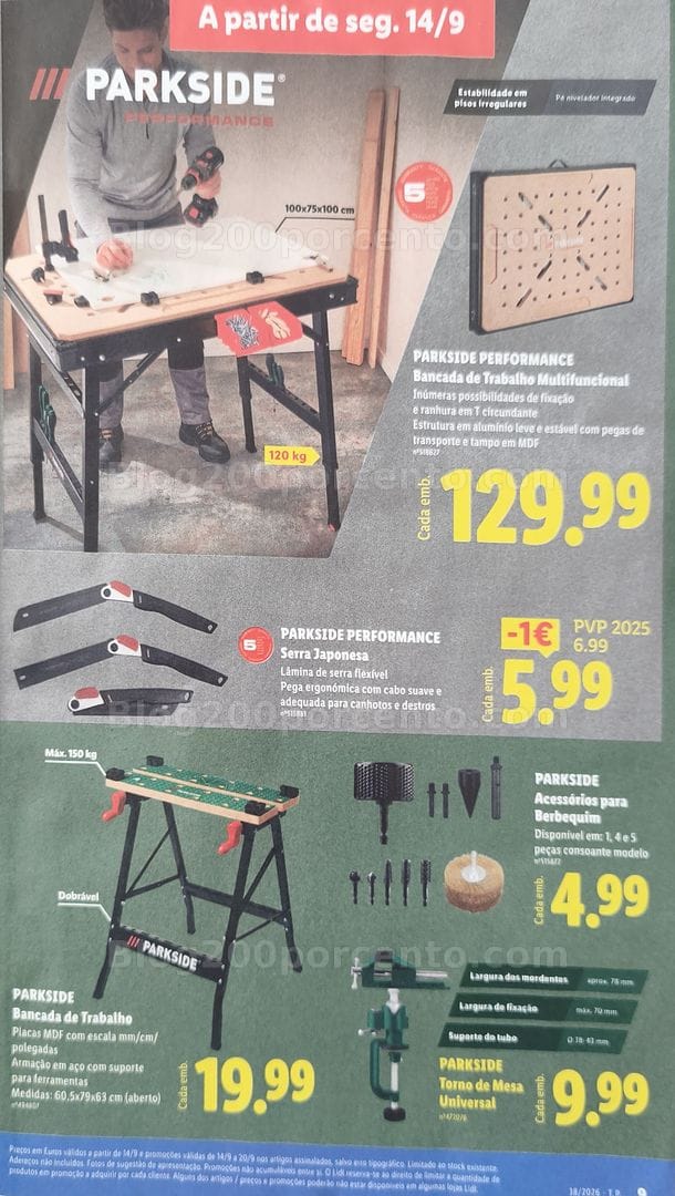 Antevisão Folheto LIDL Bazar Promoções de 14 a 20 setembro