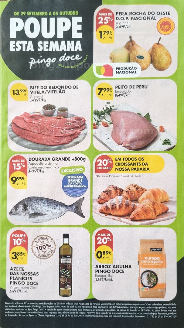 Antevisão Folheto PINGO DOCE Promoções de 29 setembro a 5 outubro
