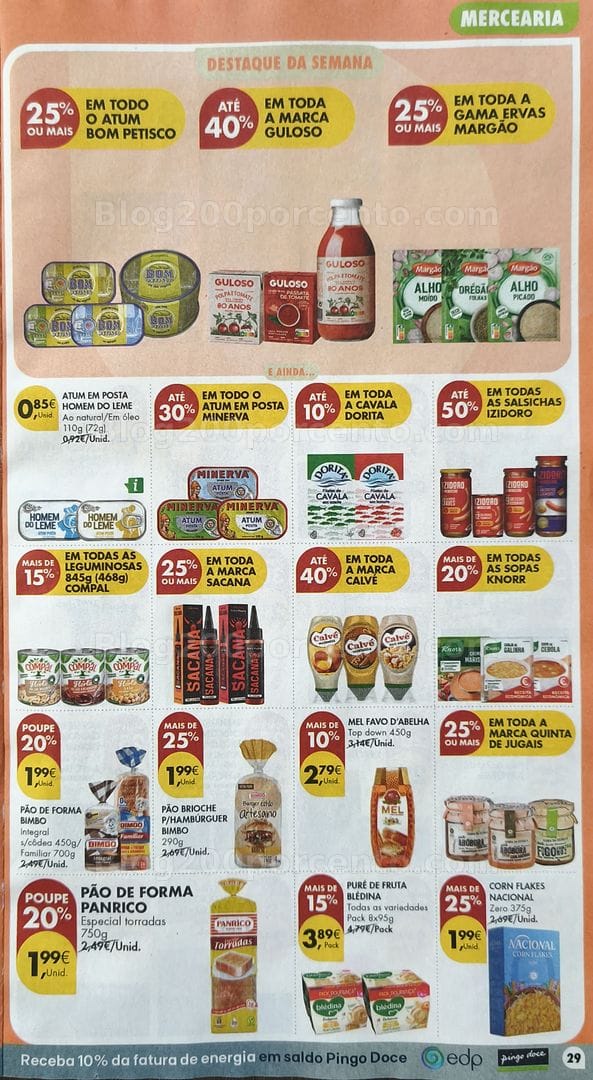 Antevisão Folheto PINGO DOCE Promoções de 29 setembro a 5 outubro