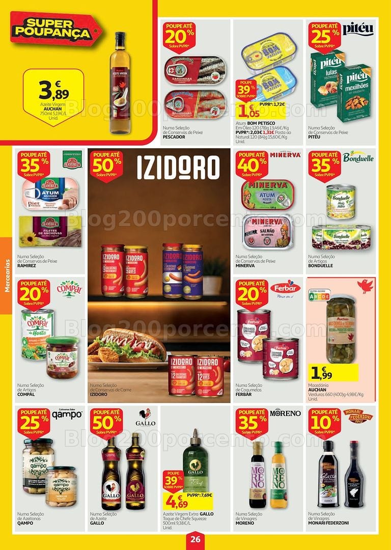 Antevisão Folheto AUCHAN Promoções de 1 a 7 outubro