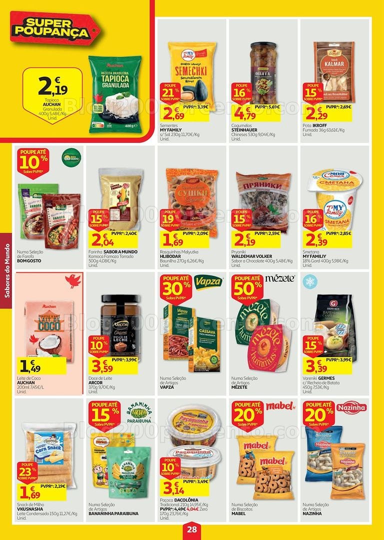 Antevisão Folheto AUCHAN Promoções de 1 a 7 outubro
