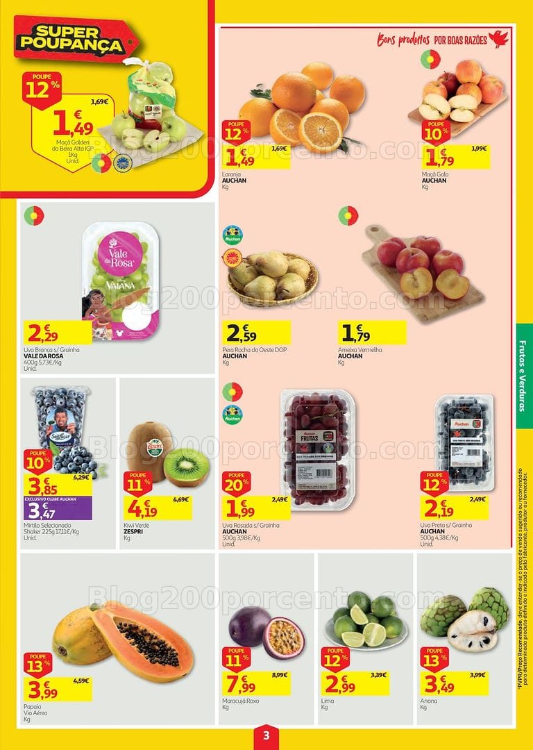Antevisão Folheto AUCHAN Promoções de 1 a 7 outubro