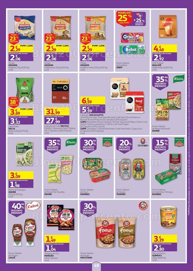 Antevisão Folheto AUCHAN Promoções de 1 a 7 outubro