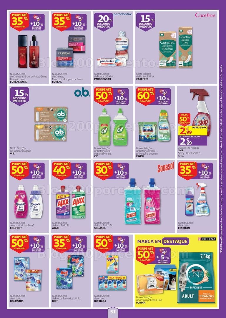 Antevisão Folheto AUCHAN Promoções de 1 a 7 outubro