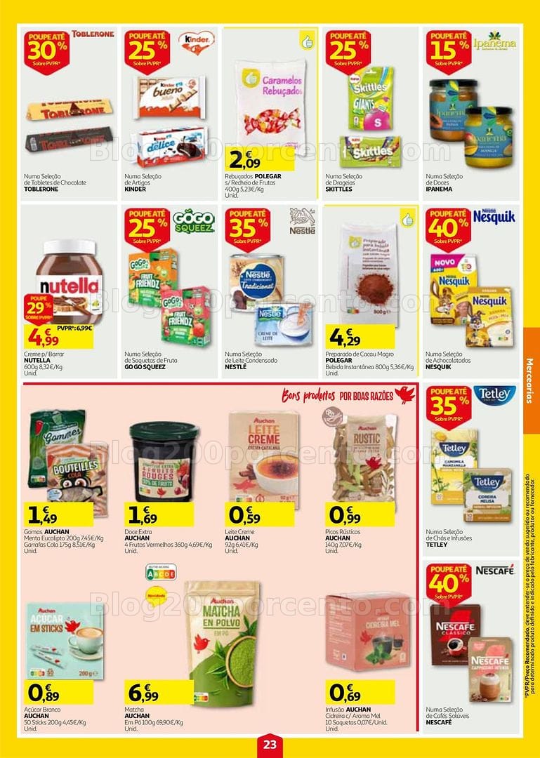 Antevisão Folheto AUCHAN Super Poupança Promoções de 24 a 30 setembro