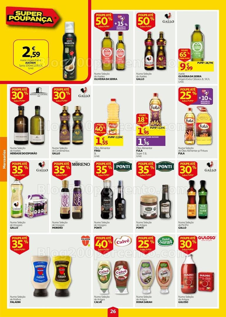 Antevisão Folheto AUCHAN Super Poupança Promoções de 24 a 30 setembro