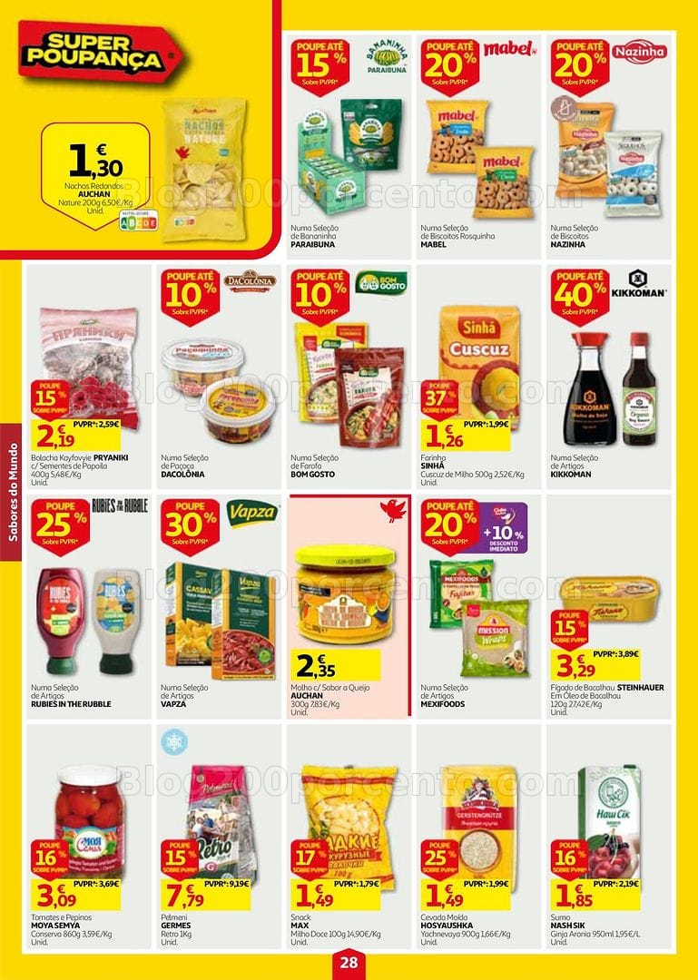 Antevisão Folheto AUCHAN Super Poupança Promoções de 24 a 30 setembro