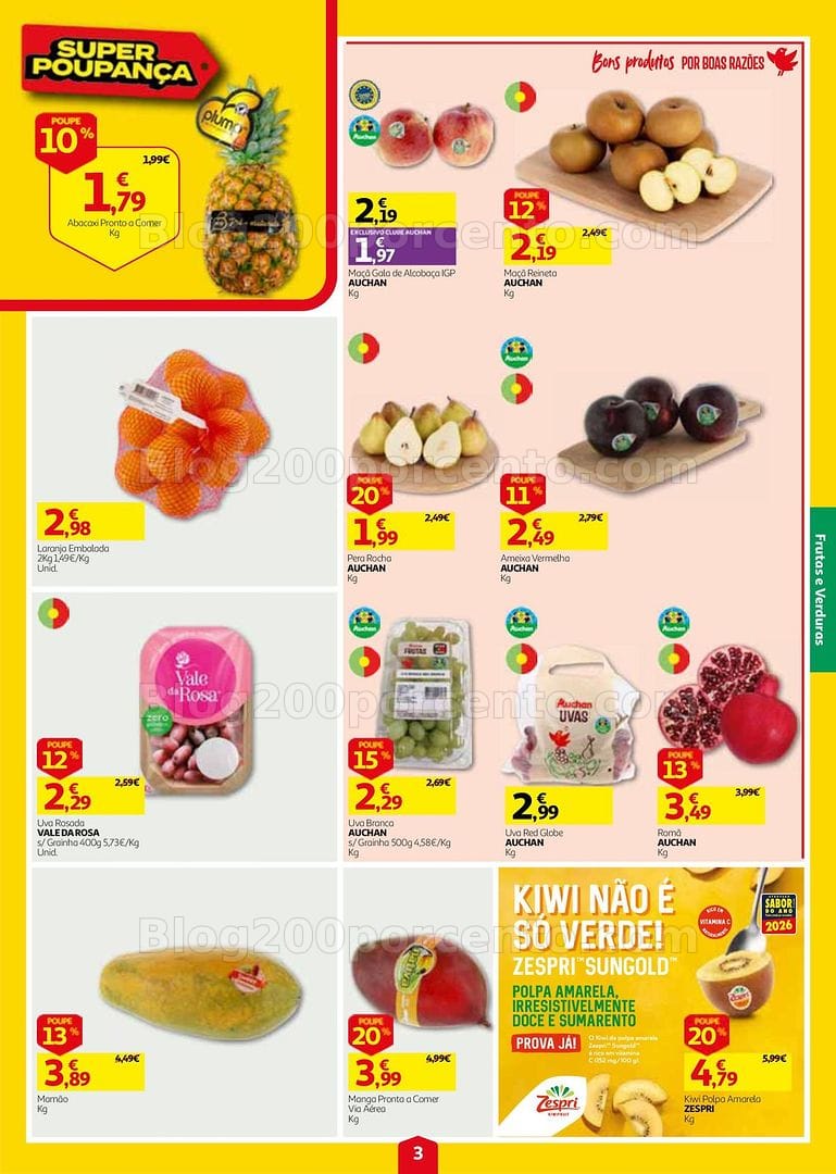 Antevisão Folheto AUCHAN Super Poupança Promoções de 24 a 30 setembro