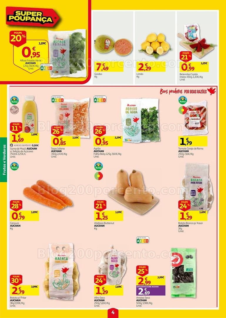 Antevisão Folheto AUCHAN Super Poupança Promoções de 24 a 30 setembro