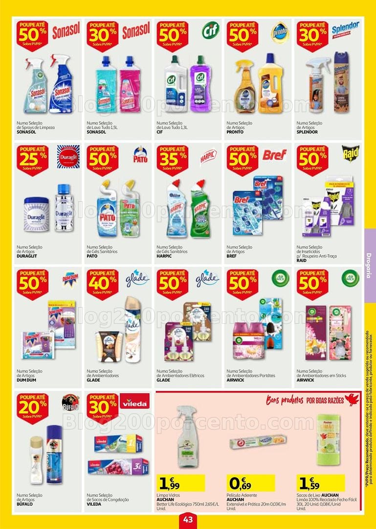 Antevisão Folheto AUCHAN Super Poupança Promoções de 24 a 30 setembro