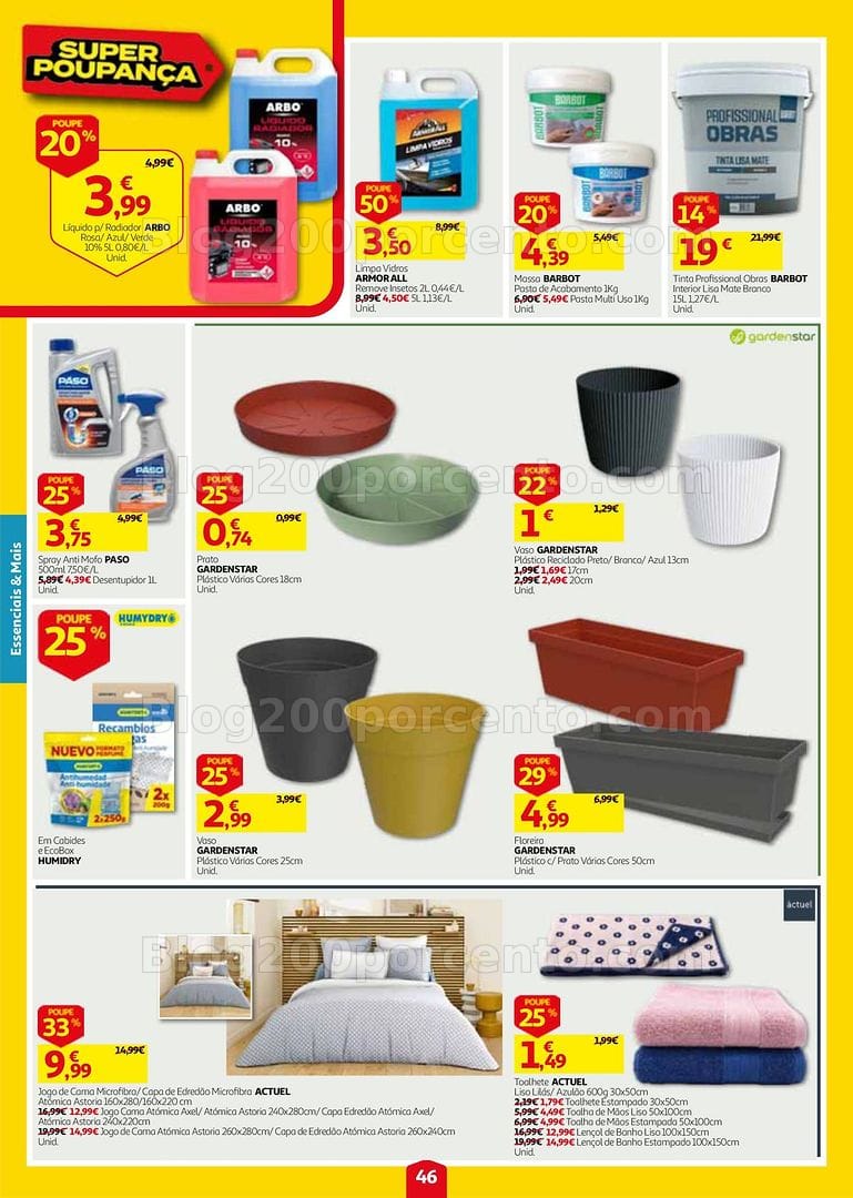 Antevisão Folheto AUCHAN Bazar Super Poupança Promoções de 24 a 30 setembro