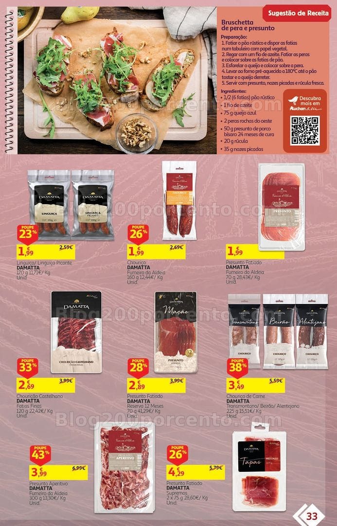 Antevisão Folheto AUCHAN Feira QEV Promoções de 22 setembro a 6 outubro
