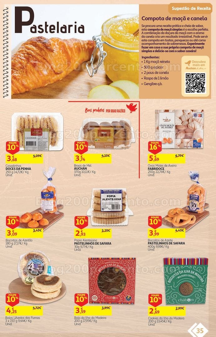 Antevisão Folheto AUCHAN Feira QEV Promoções de 22 setembro a 6 outubro