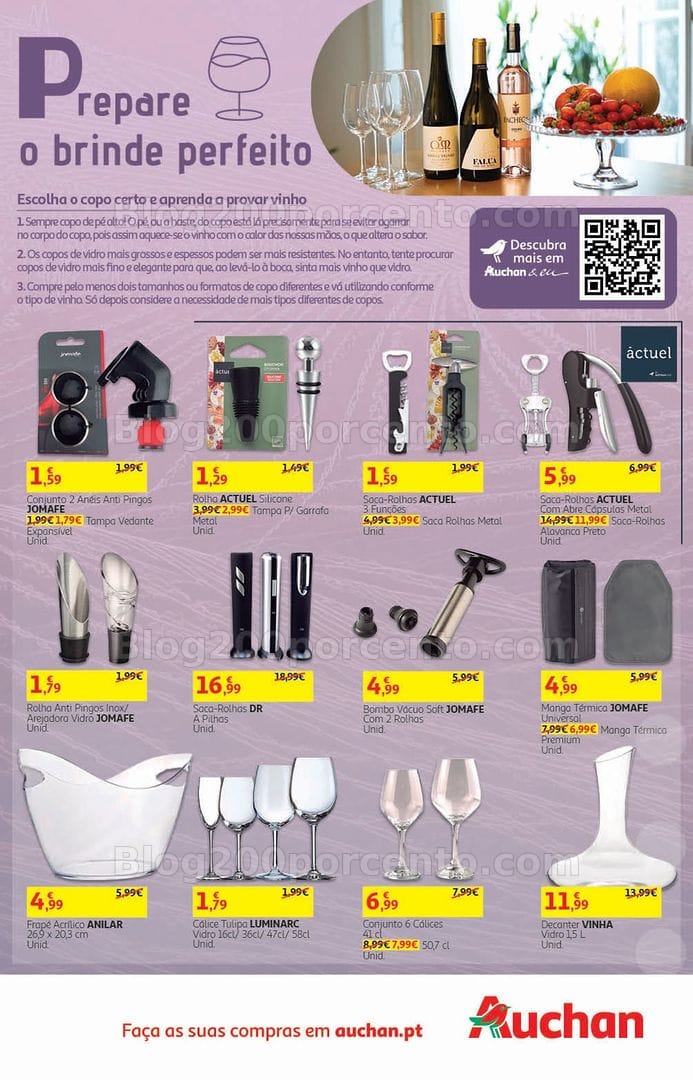 Antevisão Folheto AUCHAN Feira QEV Promoções de 22 setembro a 6 outubro