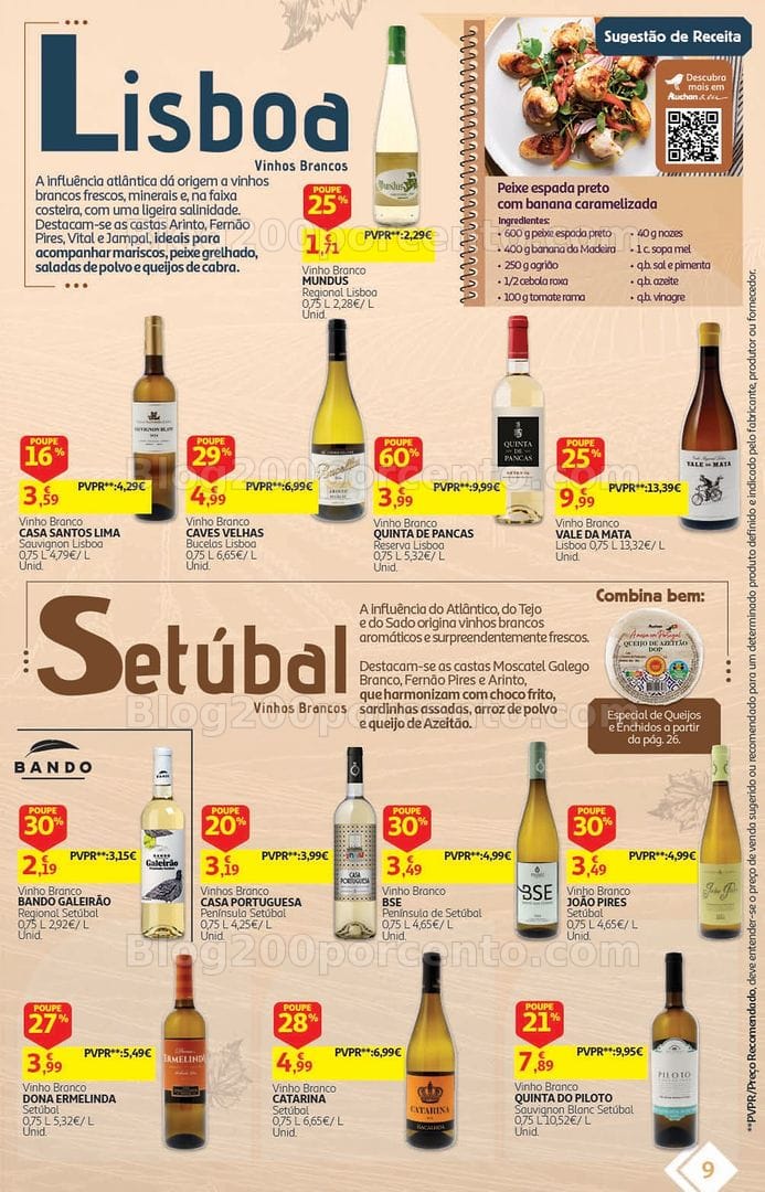 Antevisão Folheto AUCHAN Feira QEV Promoções de 22 setembro a 6 outubro