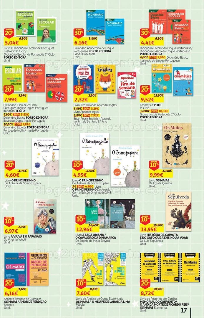 Antevisão Folheto AUCHAN Regresso às Aulas Promoções de 4 a 21 setembro