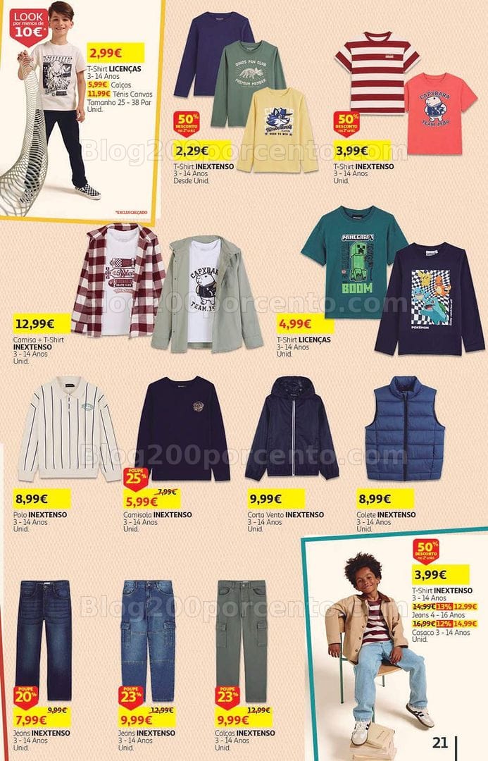 Antevisão Folheto AUCHAN Regresso às Aulas Promoções de 4 a 21 setembro