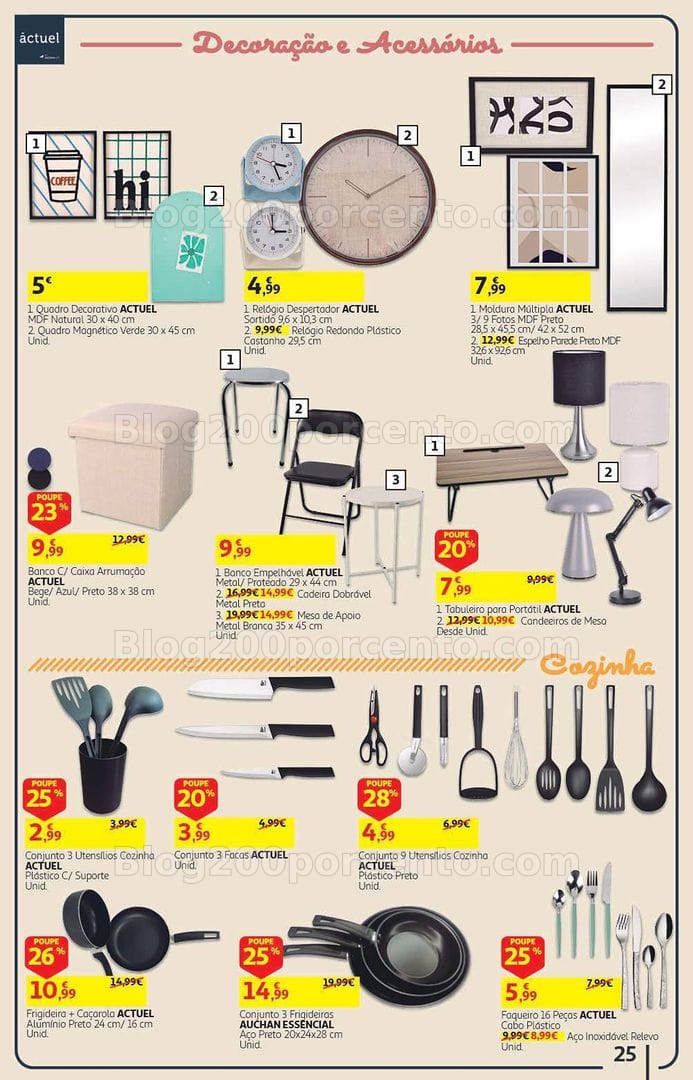 Antevisão Folheto AUCHAN Regresso às Aulas Promoções de 4 a 21 setembro