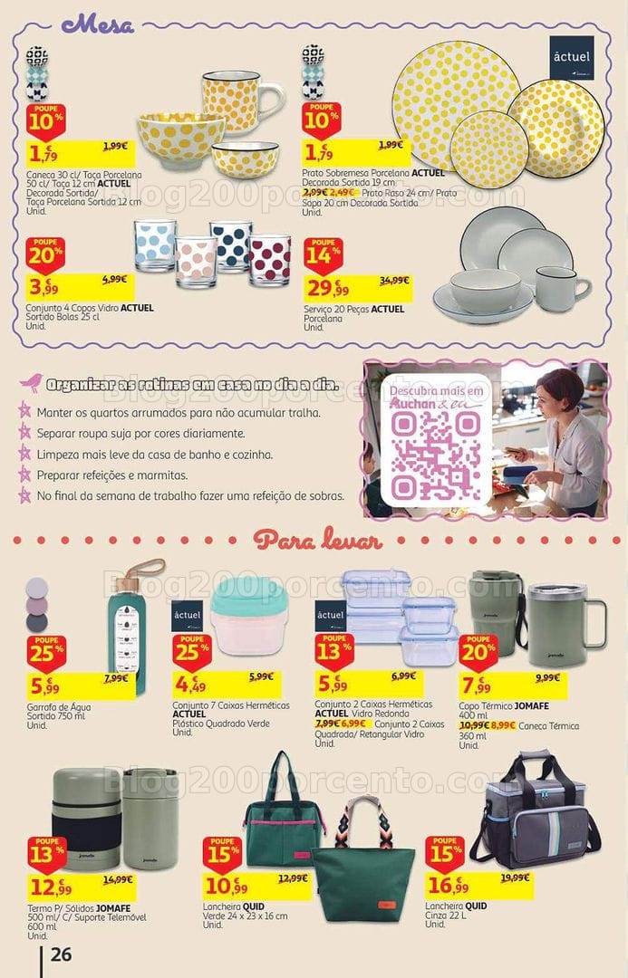 Antevisão Folheto AUCHAN Regresso às Aulas Promoções de 4 a 21 setembro