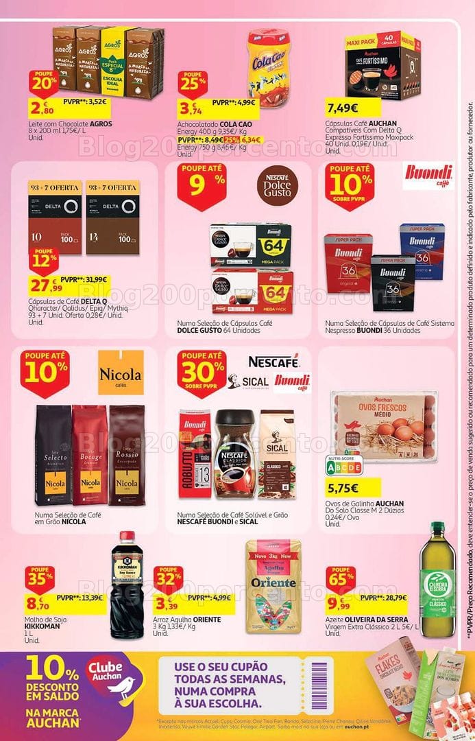 Antevisão Folheto AUCHAN Regresso às Aulas Promoções de 4 a 21 setembro