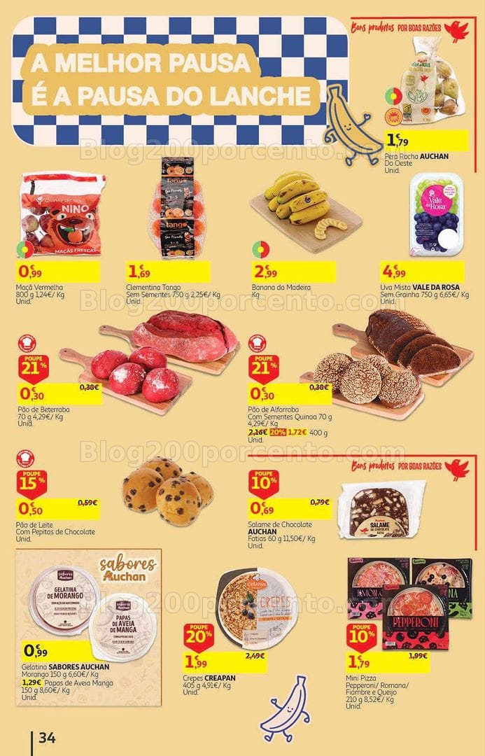 Antevisão Folheto AUCHAN Regresso às Aulas Promoções de 4 a 21 setembro