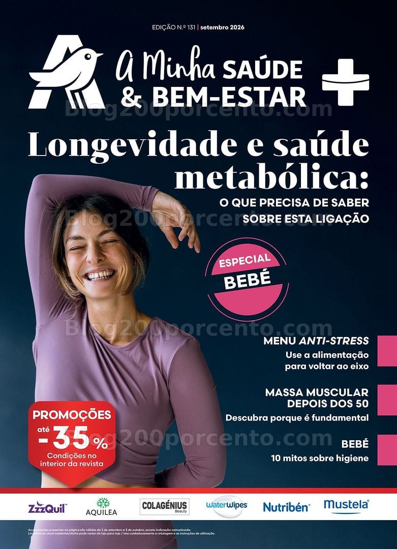 Antevisão Folheto AUCHAN Saúde e Bem-Estar Promoções de 2 setembro a 3 outubro