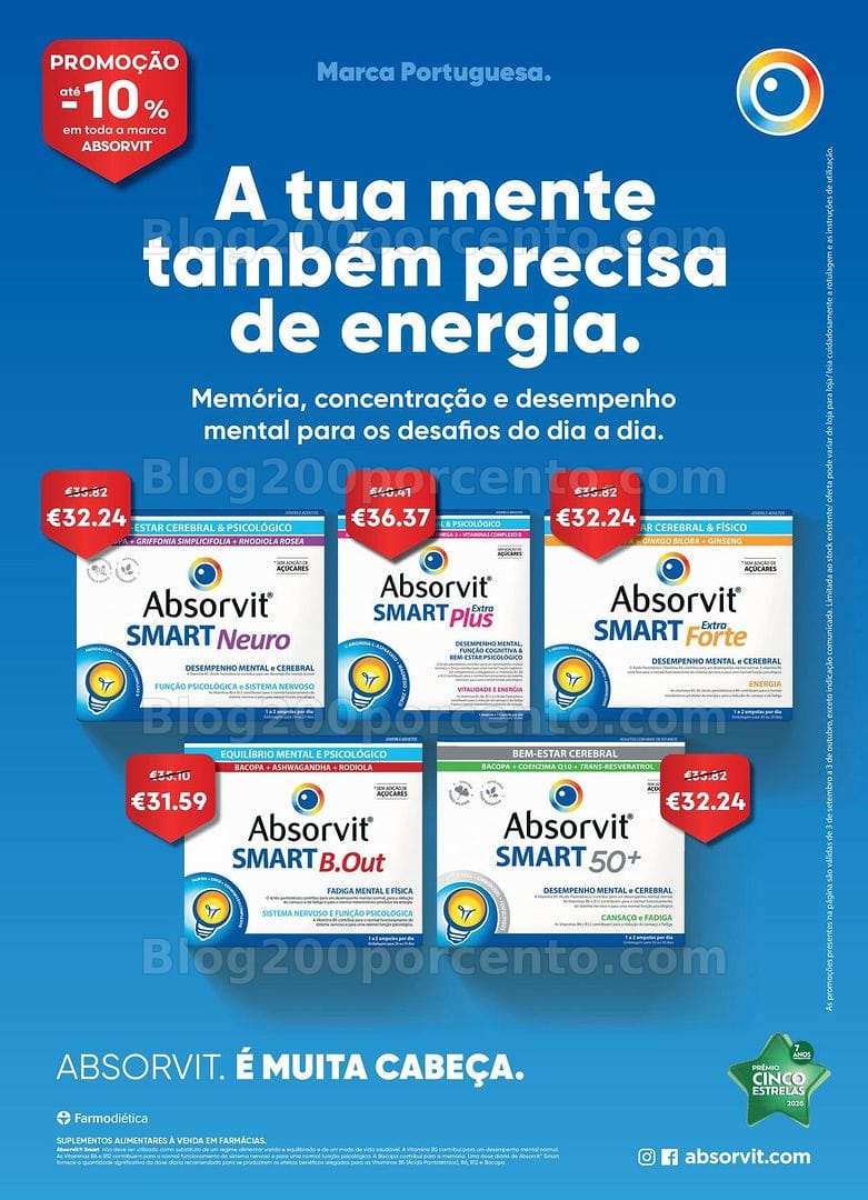 Antevisão Folheto AUCHAN Saúde e Bem-Estar Promoções de 2 setembro a 3 outubro