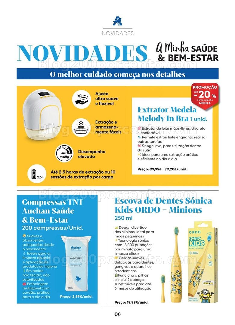 Antevisão Folheto AUCHAN Saúde e Bem-Estar Promoções de 2 setembro a 3 outubro