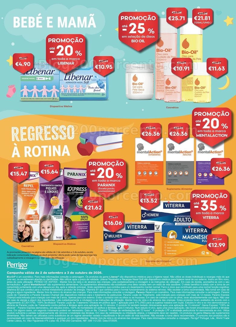 Antevisão Folheto AUCHAN Saúde e Bem-Estar Promoções de 2 setembro a 3 outubro
