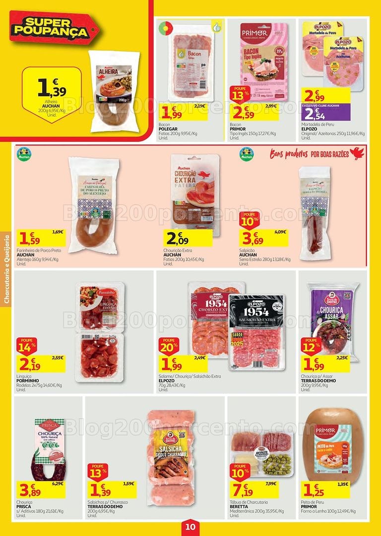 Antevisão Folheto AUCHAN Super Poupança Promoções de 10 a 16 setembro