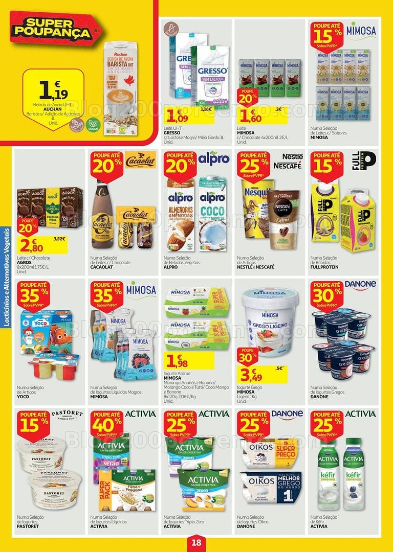 Antevisão Folheto AUCHAN Super Poupança Promoções de 10 a 16 setembro