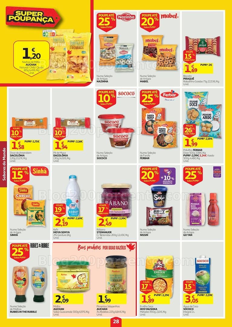 Antevisão Folheto AUCHAN Super Poupança Promoções de 10 a 16 setembro