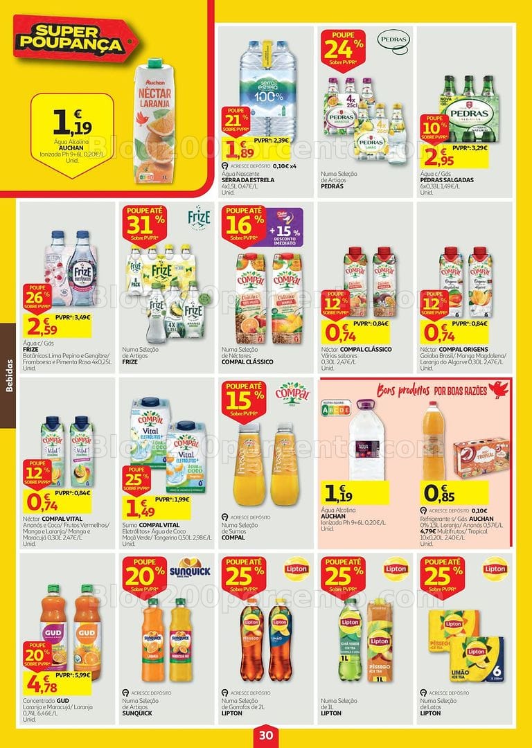 Antevisão Folheto AUCHAN Super Poupança Promoções de 10 a 16 setembro