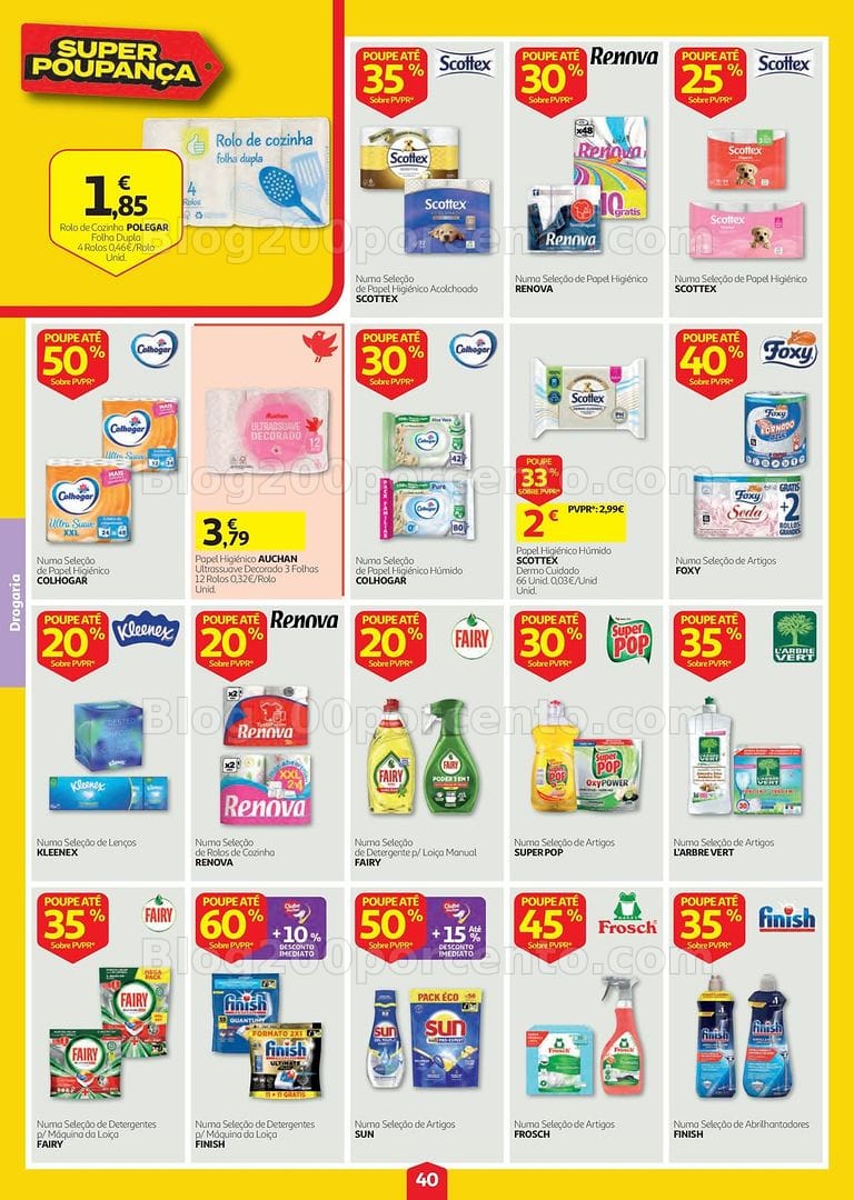 Antevisão Folheto AUCHAN Super Poupança Promoções de 10 a 16 setembro