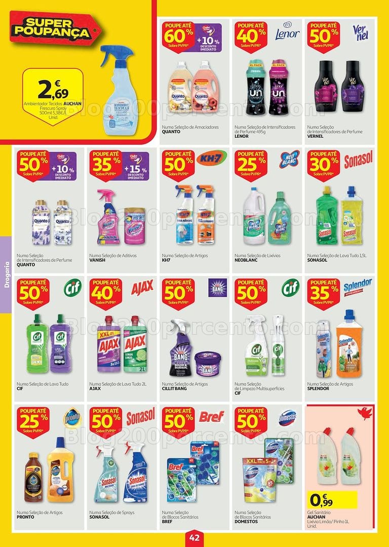 Antevisão Folheto AUCHAN Super Poupança Promoções de 10 a 16 setembro