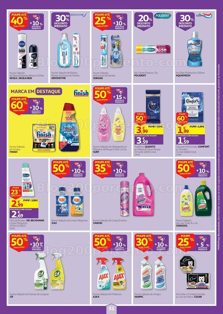 Antevisão Folheto AUCHAN Super Poupança Promoções de 10 a 16 setembro