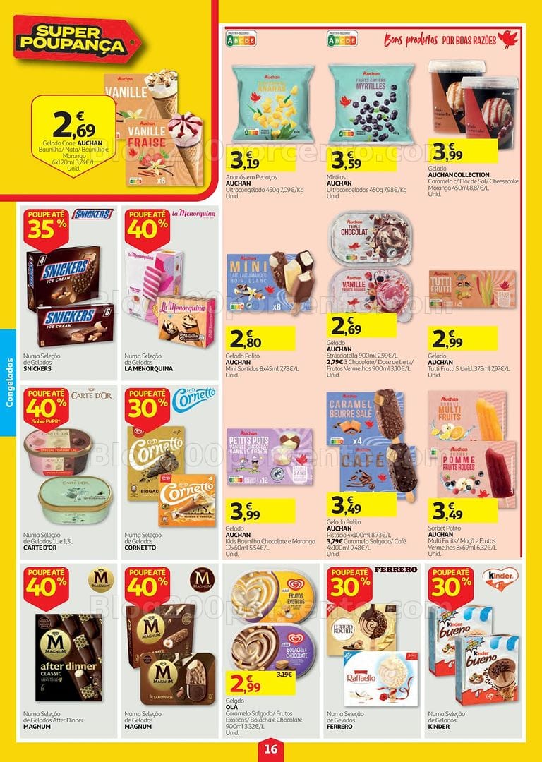 Antevisão Folheto AUCHAN Super Poupança Promoções de 3 a 9 setembro