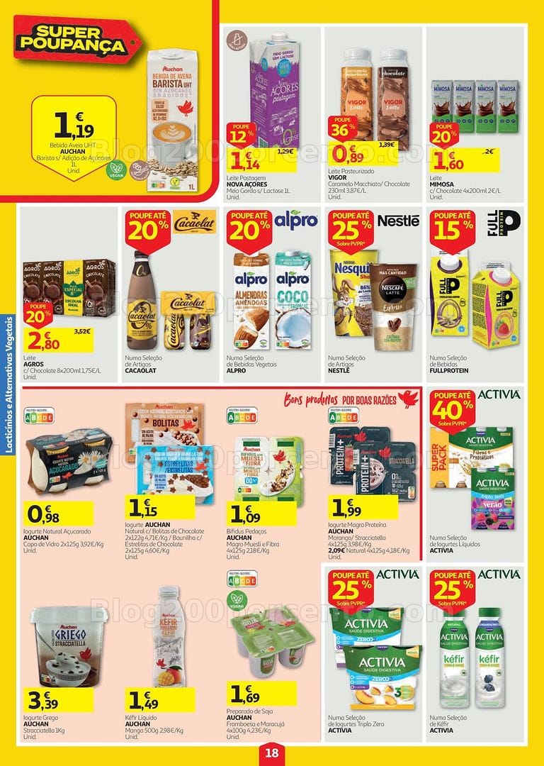 Antevisão Folheto AUCHAN Super Poupança Promoções de 3 a 9 setembro