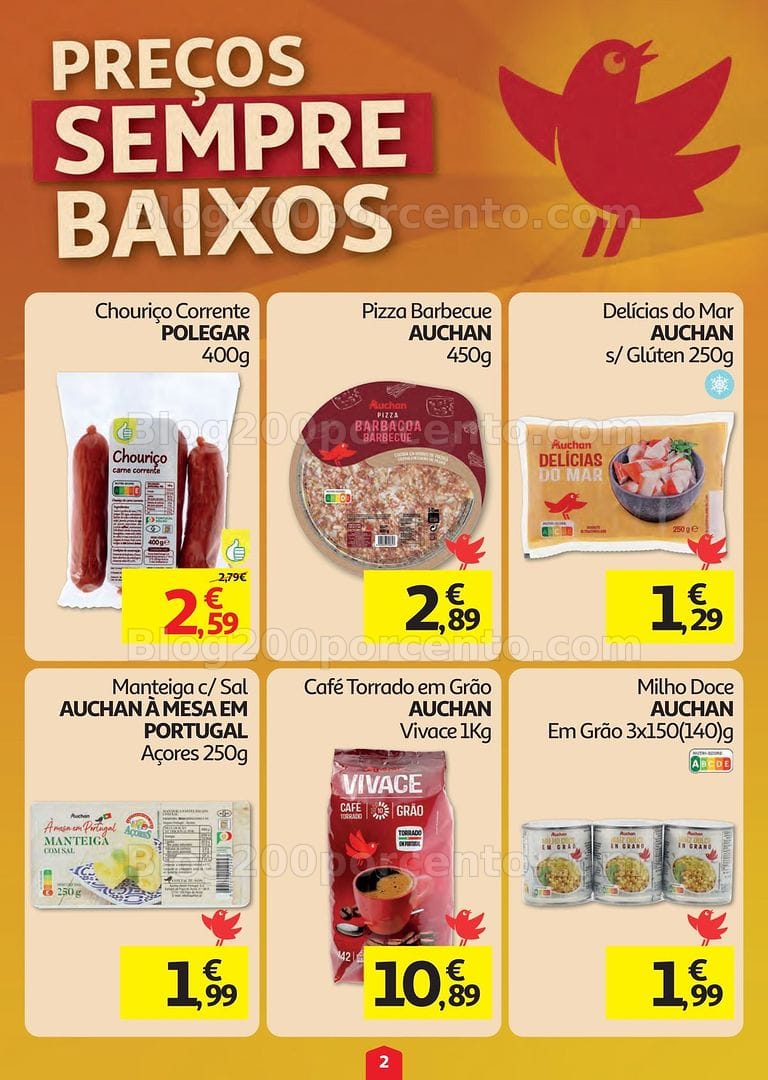Antevisão Folheto AUCHAN Super Poupança Promoções de 3 a 9 setembro