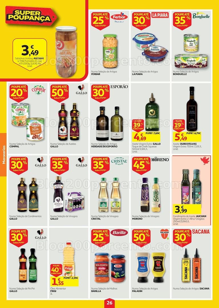 Antevisão Folheto AUCHAN Super Poupança Promoções de 3 a 9 setembro