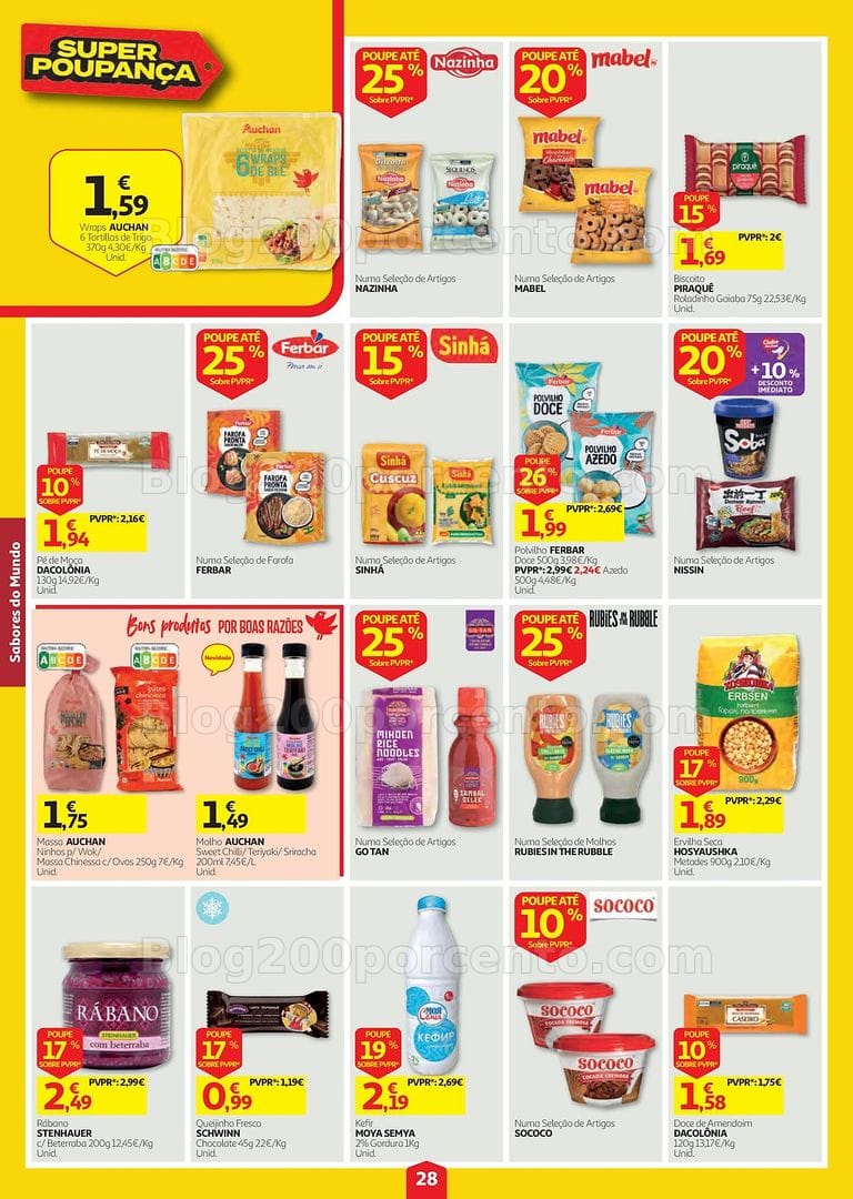 Antevisão Folheto AUCHAN Super Poupança Promoções de 3 a 9 setembro